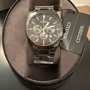 Citizen Chronograph Quartz Black Dial Men's Watch